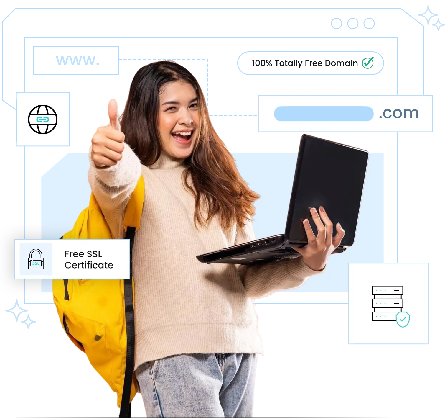 One Free Domain, Every Starting Point