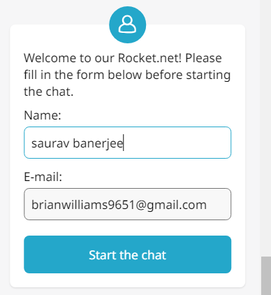 Rocket.net live chat