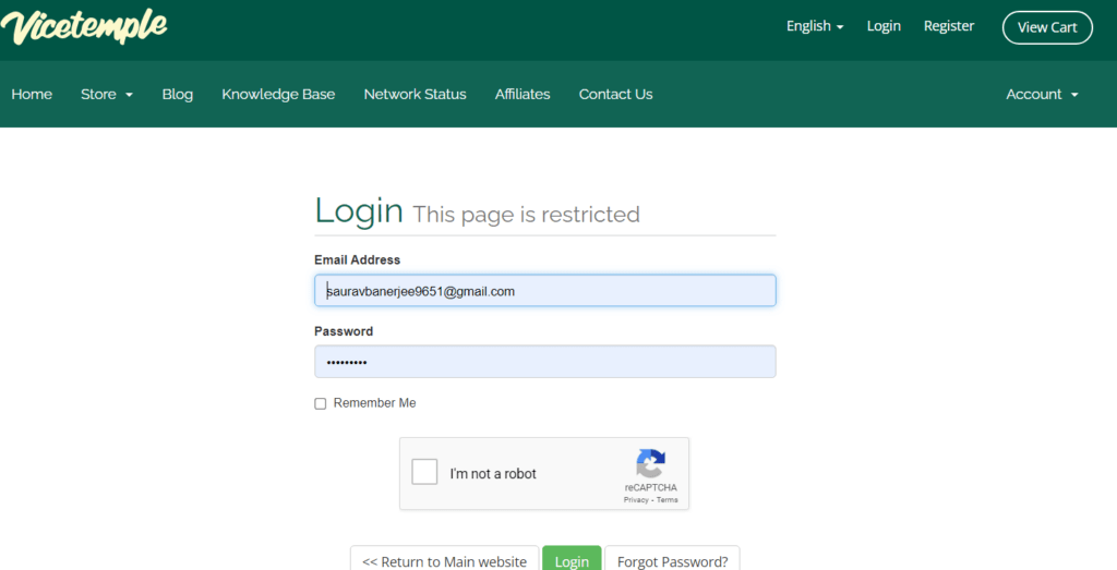 ViceTemple Login - Access Your Webmail, cPanel Account Now!