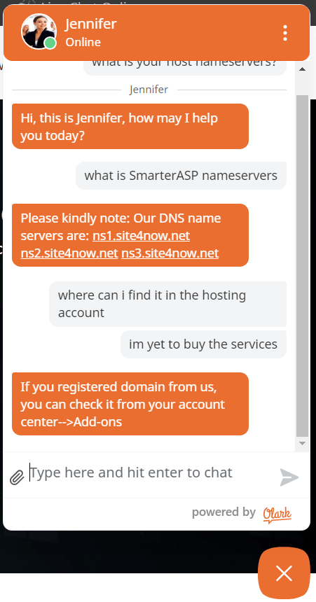 SmarterASP Support