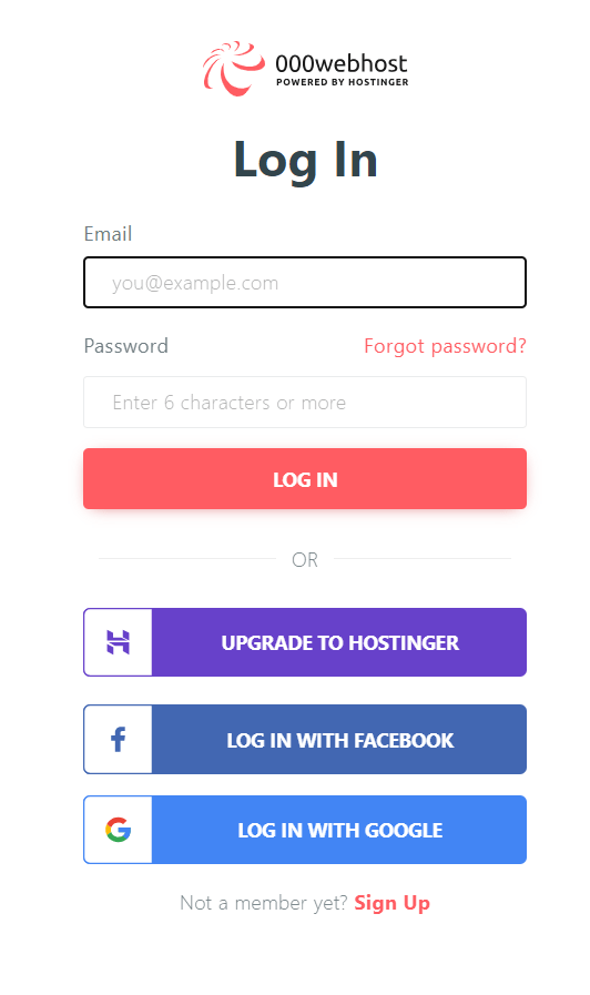 000wehost-login-page