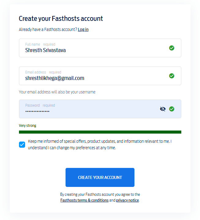 Create-account-with-fasthosts