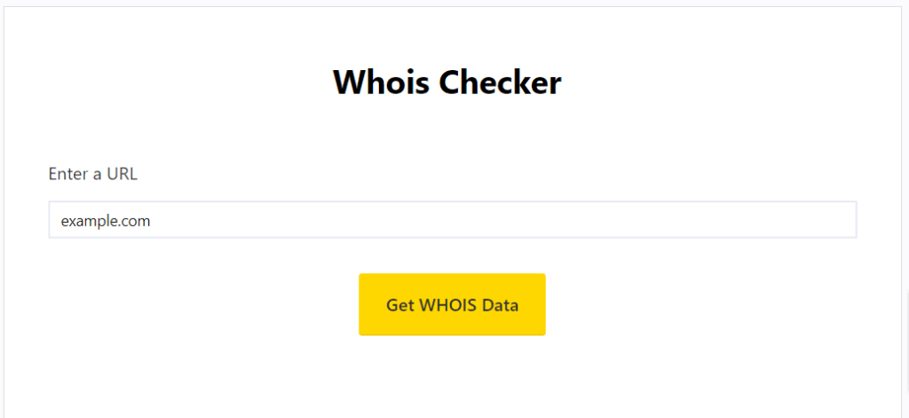 DomainRacer whois checker