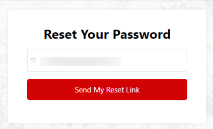 hit the “Send My Reset Link” box