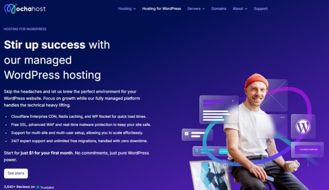 Order WordPress Hosting from MorchaHost