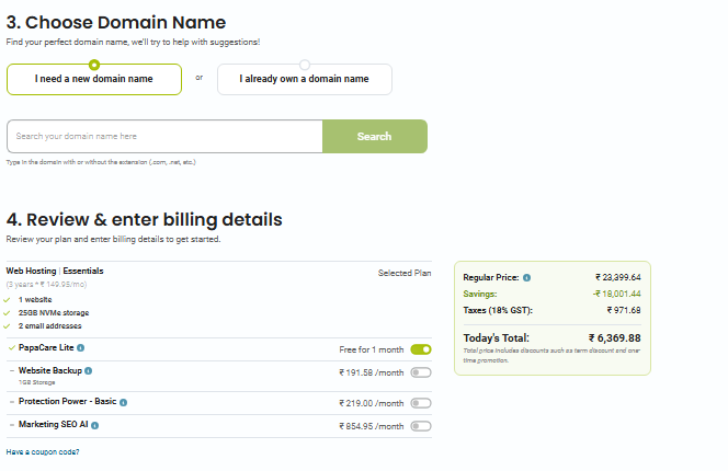 hostapap domain name 