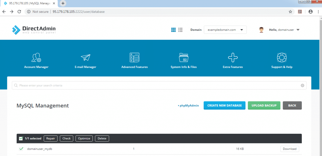 How to install WordPress in DirectAdmin?