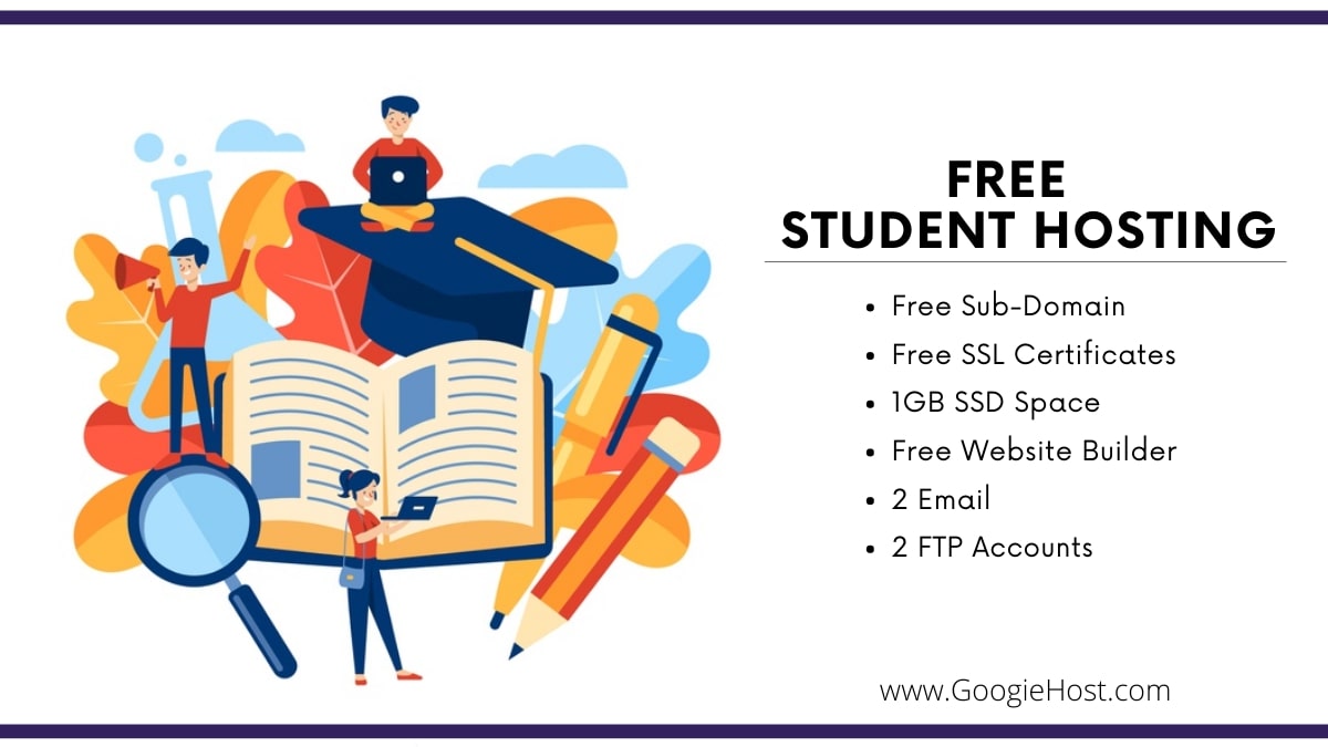 free domain hosting student