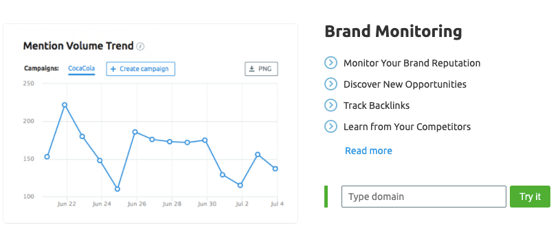 Manages online visibility
