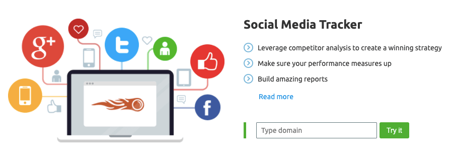 Integrates Social media Marketing with SEO
