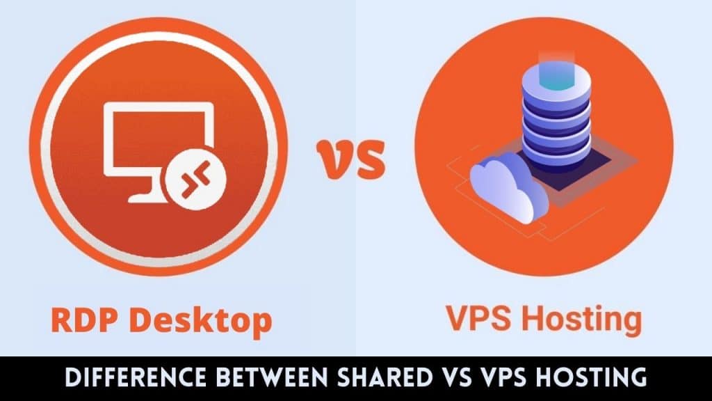 Perbedaan antara RDP dan shared hosting