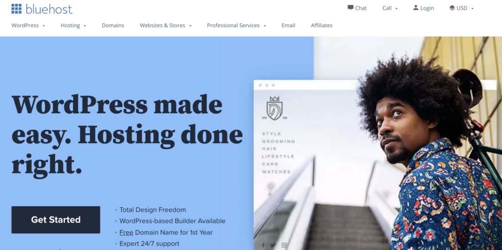 BlueHost Best cheap Web Hosting providers