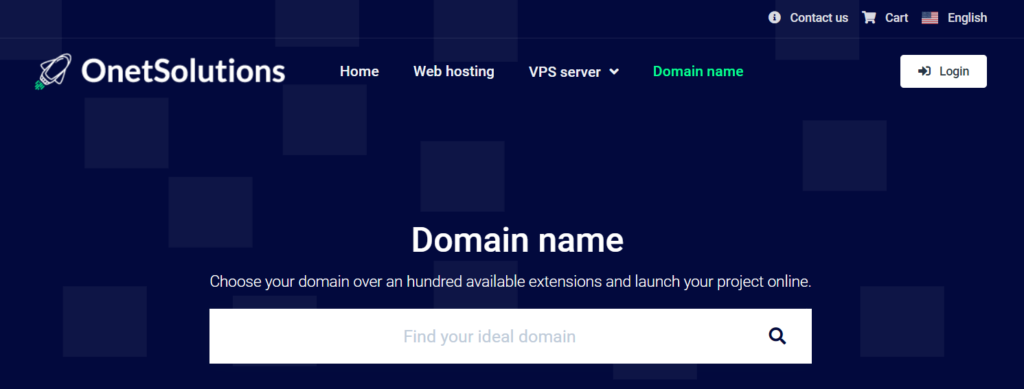 OnetSolutions Domain