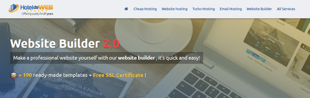 HoteldaWeb website builder