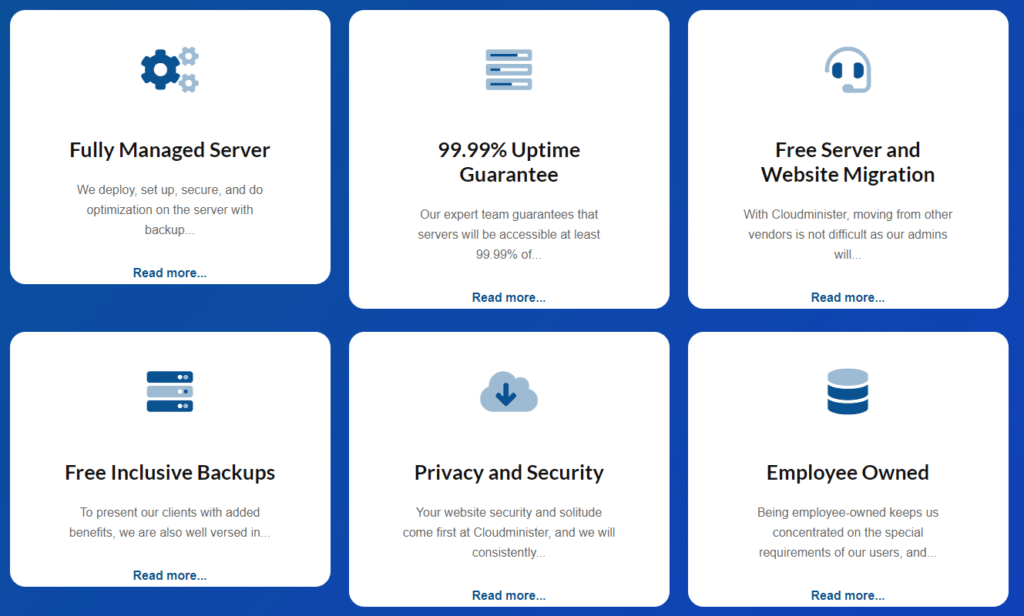 Key Features Of CloudMinister 