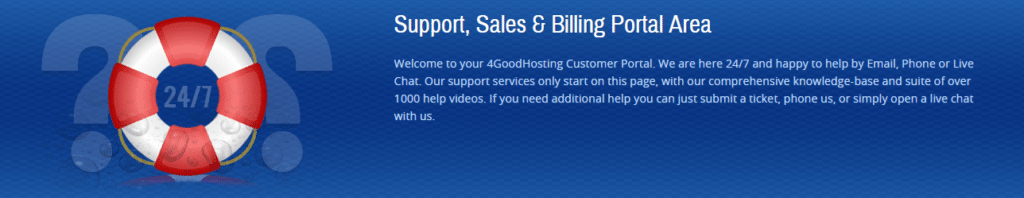 4GoodHosting Support