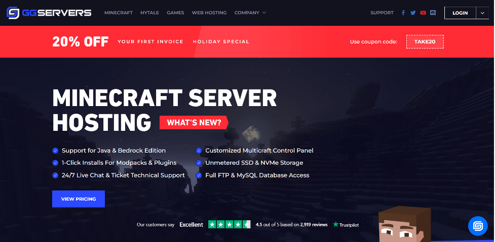 Free Minecraft Server Hosting 24/7 - ScalaCube