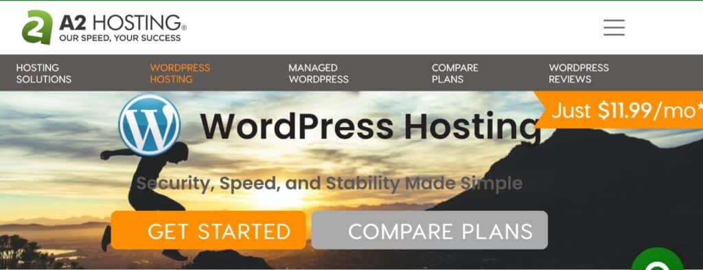 a2 Hosting WordPress