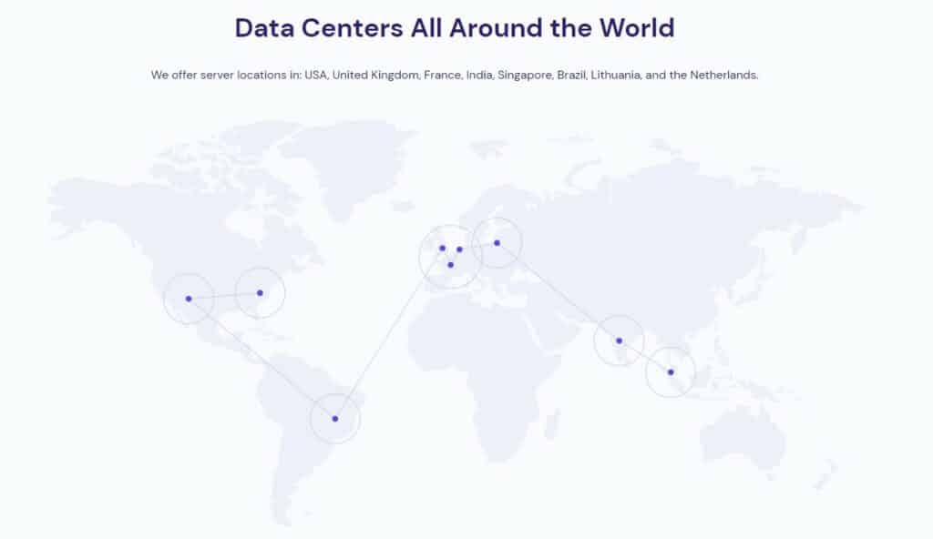 Hostinger Data Centers Location 