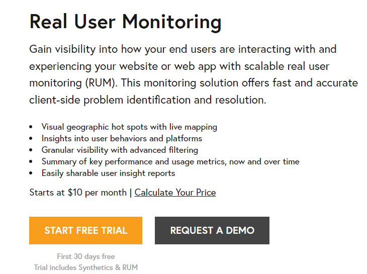 Real User Monitoring