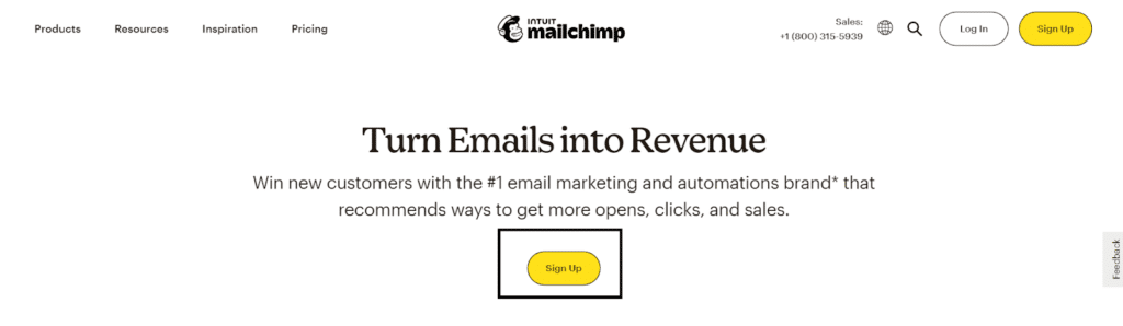 Free Trial from Mailchimp
