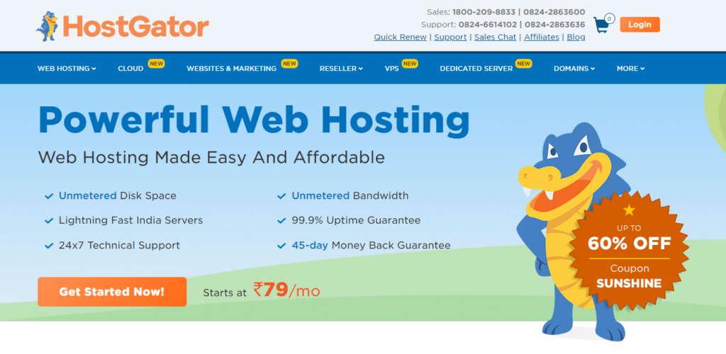 Hostgator Hosting