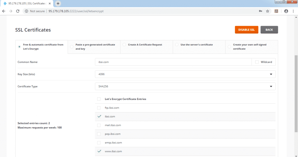 Wildcard ssl certificate