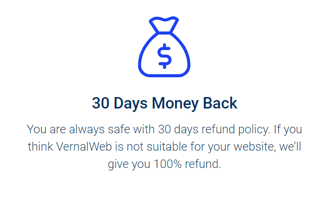 VernalWeb Refund Policy 