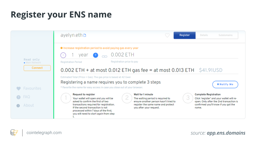 Choose a domain name