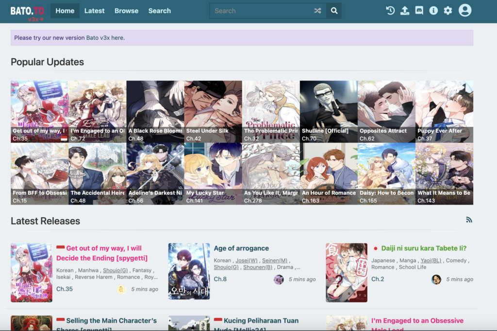 Browse & Search - Read Free Manga Online at Bato.To