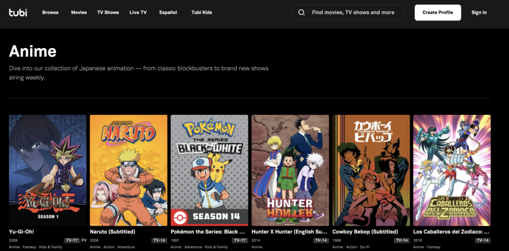 Safe free clearance anime streaming sites