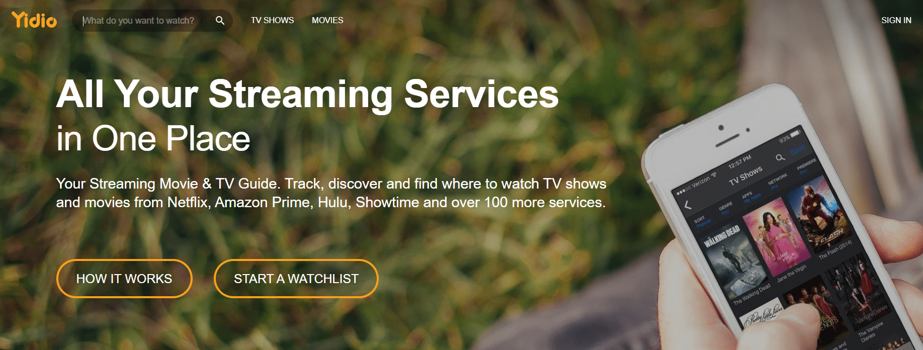 Search & discover ￼. Services in one. Best apps to find where shows and movies are streaming. Discover search