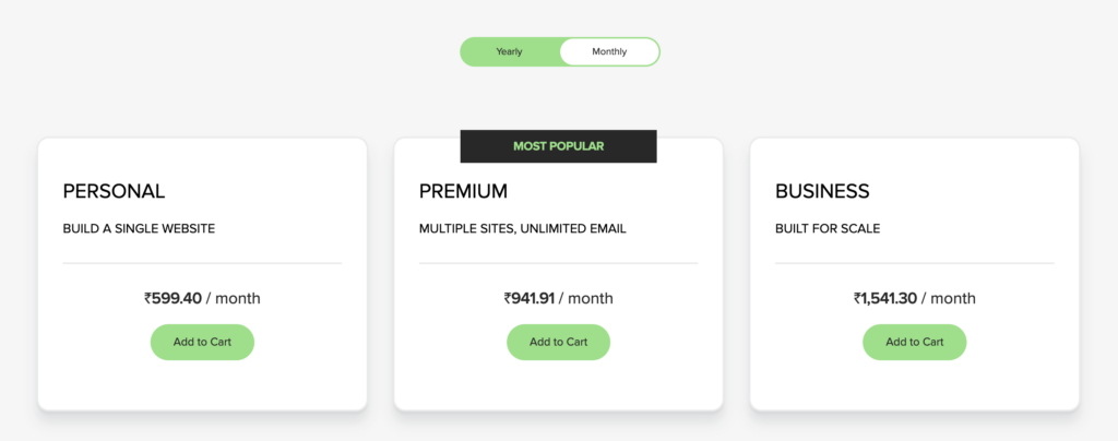 Types of Name.com Hosting Plans offer 