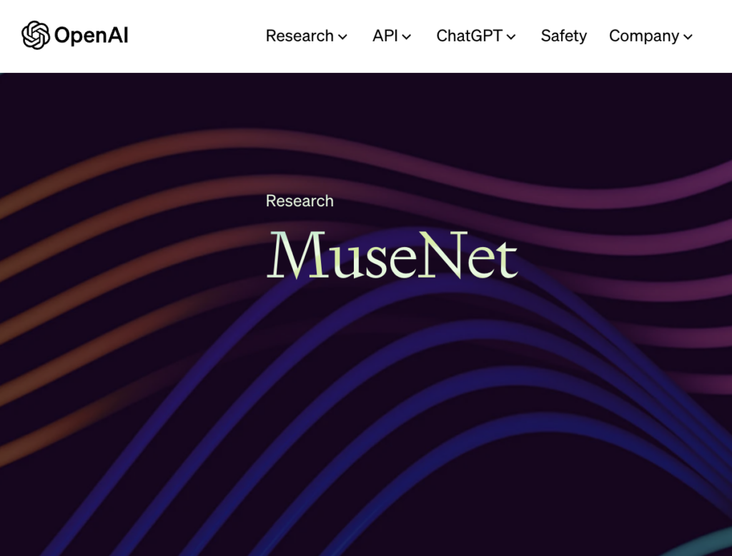 MuseNet by Open AI
