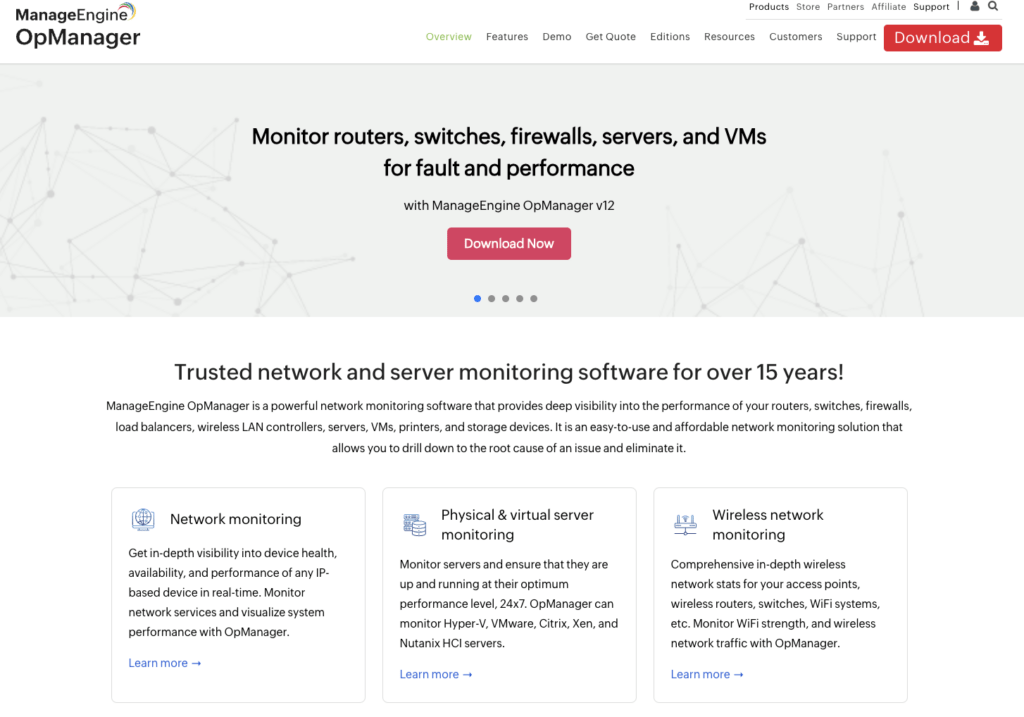 ManageEngine OpManager