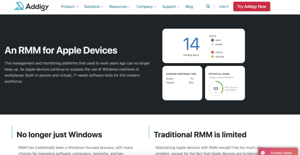 Addigy RMM Software