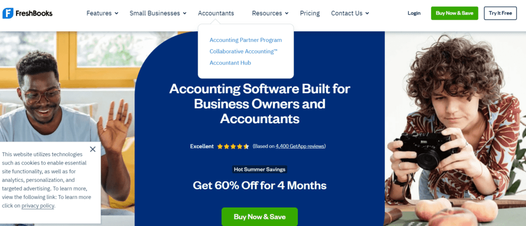 Freshbooks Finance management Software