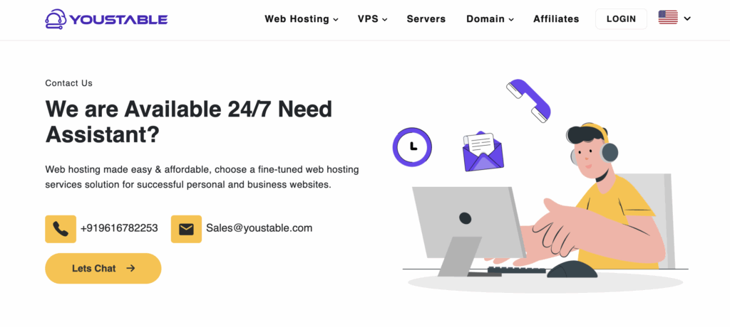YouStable Customer Support