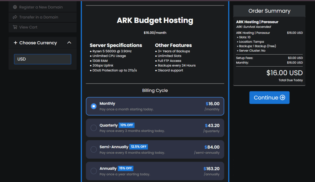 Configure Your Server Settings