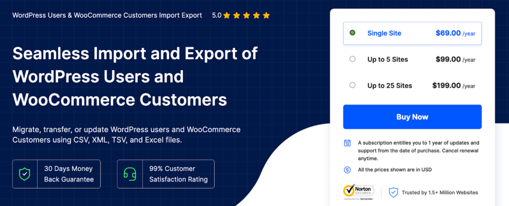 Export and Import Users and Customers