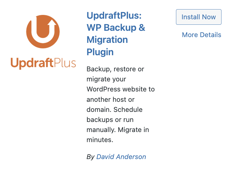 UpdraftPlus