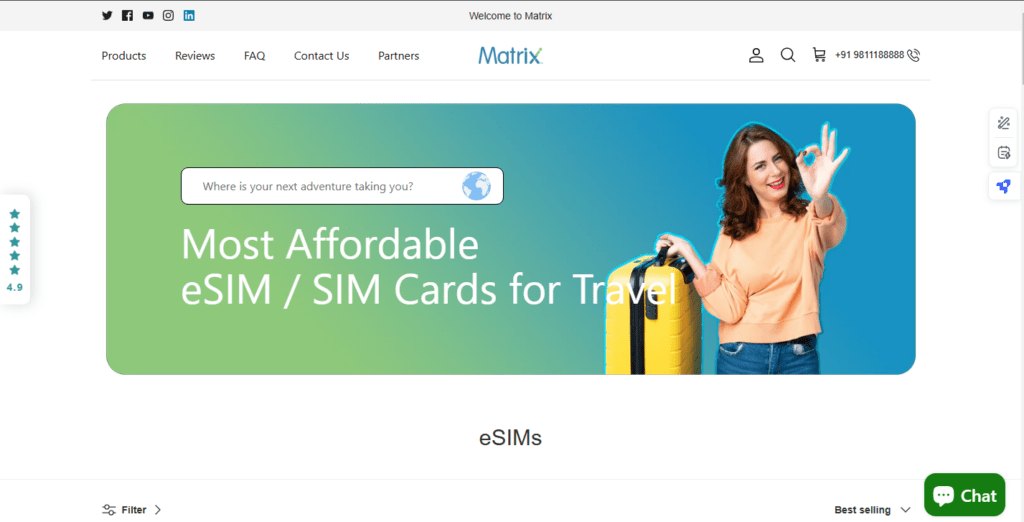 matrix esim
