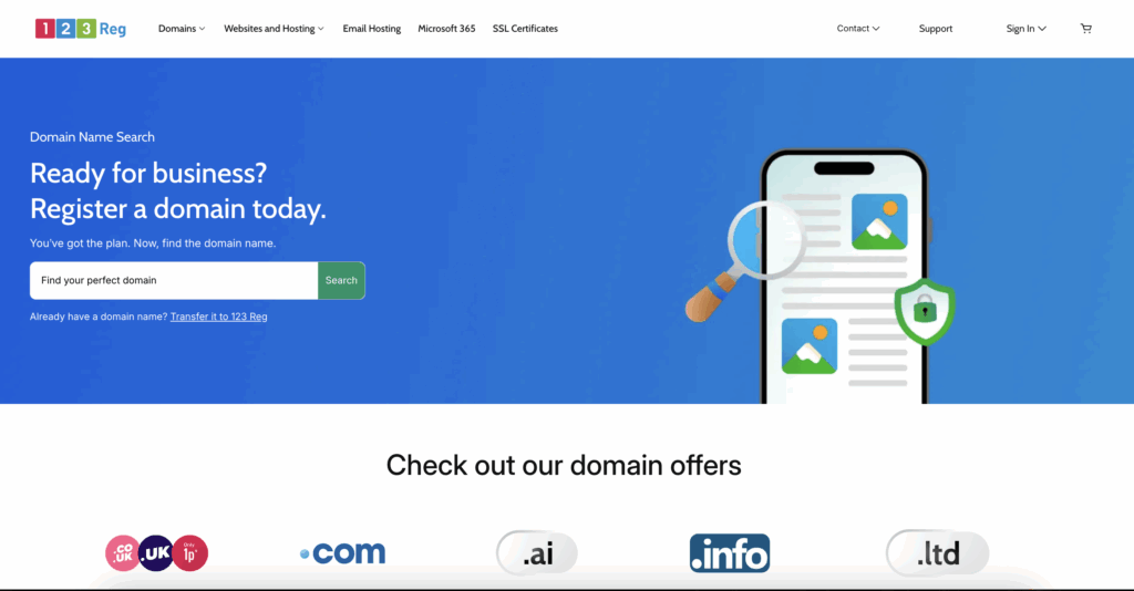 123 Reg Review 5 123 Reg Domain name