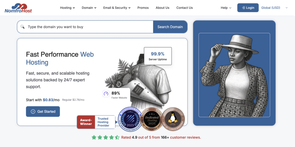 About NomfroHost Review