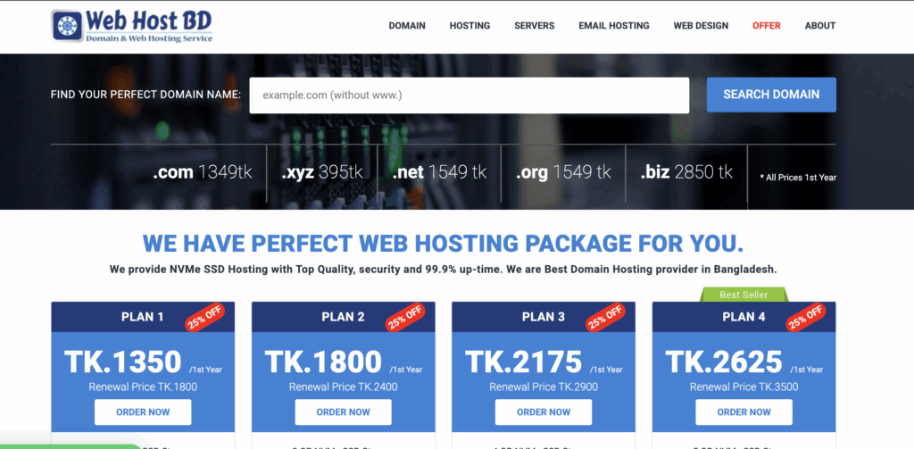 Web Host BD Review