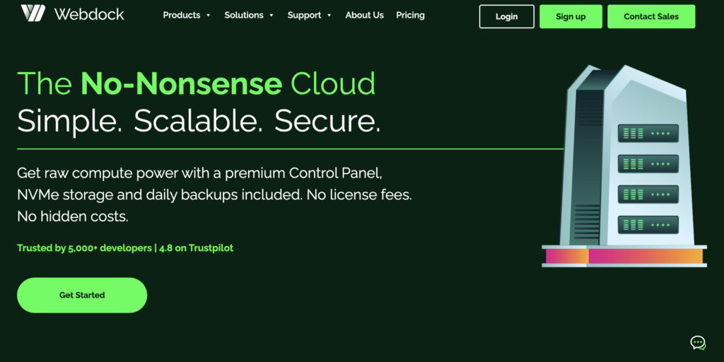 Revisión de WebDock