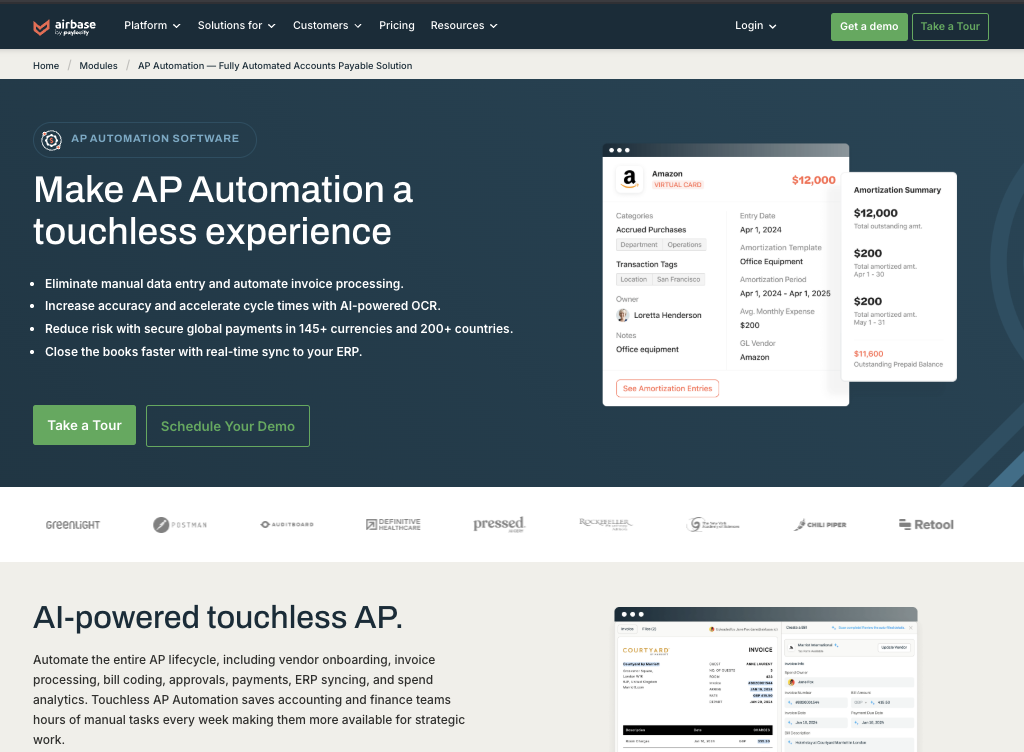 Airbase Accounts Payable Automation