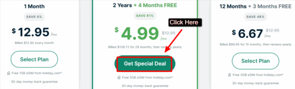 Choose the best VPN plan as per your budget and requirement