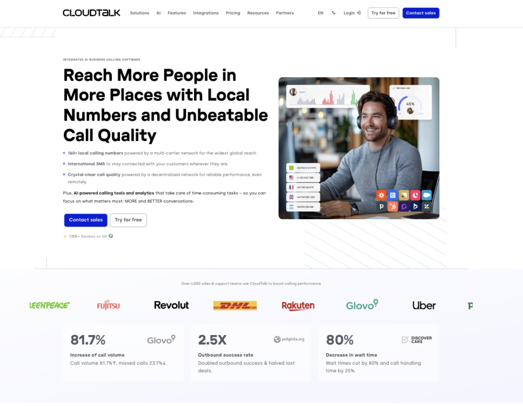 Cloudtalk Virtual Call Center Software