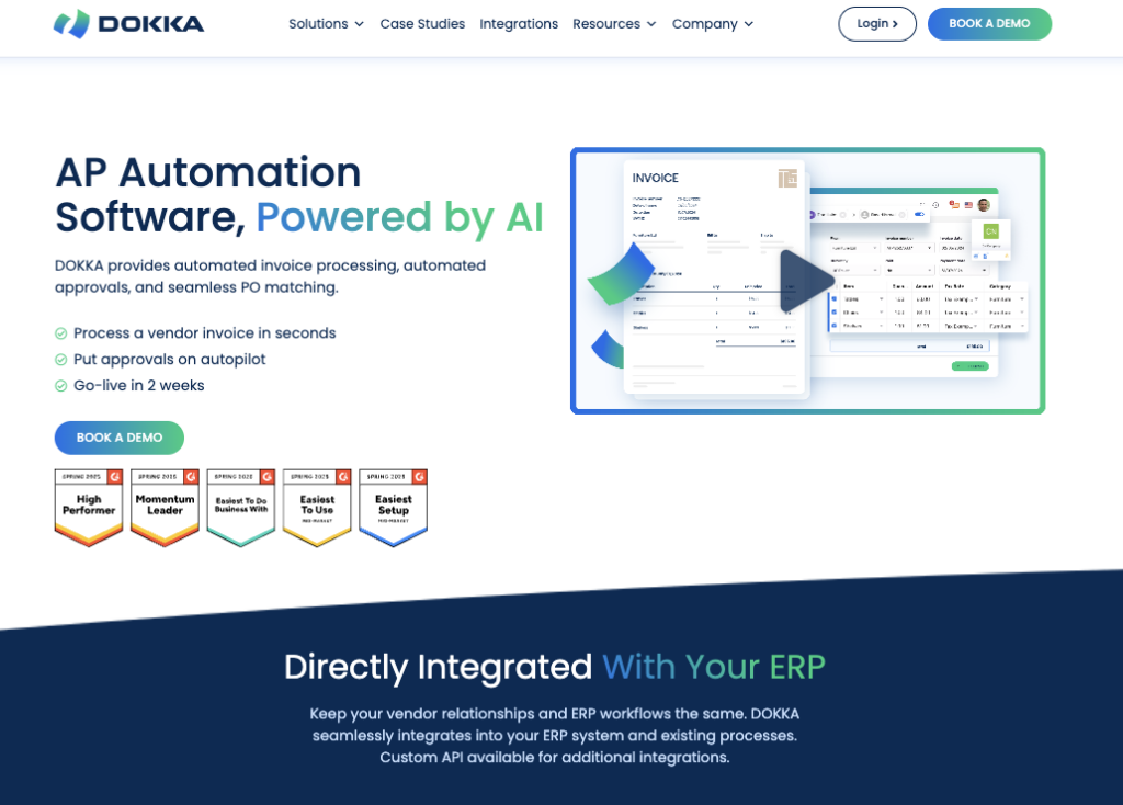 DOKKA Accounts Payable Automation
